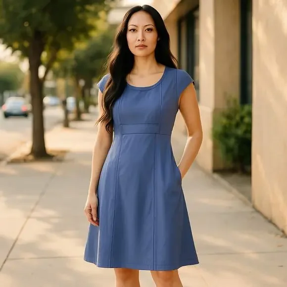 athleta dress blue Athleta light blue Size 6 sundress – Share the Love Consignment main image 1